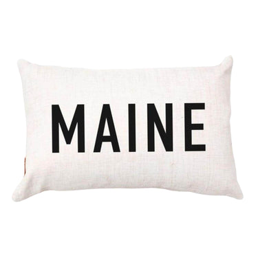 Maine Throw Pillow
